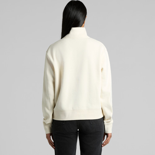 BACK wo's-stencil-half-zip-crew-back